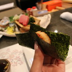 帆立の磯辺焼き