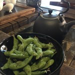 Jioufen Teahouse - エダマメとお茶