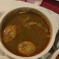 紅花別館 - 「魚介とホウレン草のスパイシーカレー」