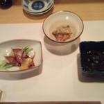 すし酒場 平島 - 通しは三点