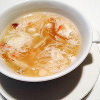 中国料理 桃李 ホテル日航大阪 - 蟹感半端ないスープでした