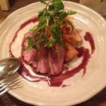 三人灯 - 豚のロースト。