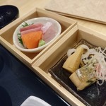 天くう - 炊き合わせと刺身