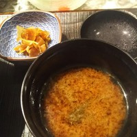宗胡 - 赤出汁と香の物