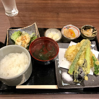 あなごと日本酒 なかむら - あなご天ぷら定食