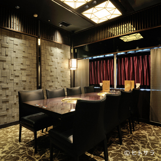 VIP room available. Enjoy Yakiniku (Grilled meat) in the ultimate private space