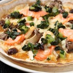 居食庵 えにしや - そば粉ピザ　信州スペシャル