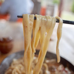 湖麺屋 リールカフェ - 野菜と有機豆乳の味噌ラーメン ほうとう仕立て…1,200円