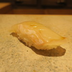 鮨 さいとう - 平目の昆布〆握り