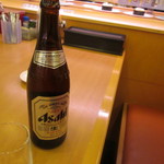 Kappasushi - 瓶ビールでスタート