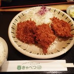 春きゃべつ - 一口かつ定食 780円