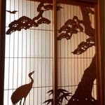 松鶴庵 - 障子の細工、正に松鶴庵