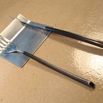 クラフタル - 前菜1品目のカトラリー 