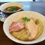 らぁ麺 紫陽花 - 醤油つけ麺 大盛