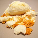 クラフタル - ランチコース 8316円 の檸檬タルト、檸檬カード、檸檬ジュレ、檸檬アイス、檸檬メレンゲの檸檬尽くし