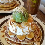 チューズデイ コーヒー - 1月☆抹茶とお餅のパンケーキ