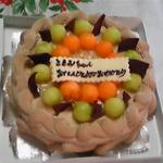 スーリール ダンジュ - チョコの風味は薄めですが、ソフトなクリームが美味なチョコクリームケーキ。2008年私のバースデー用。