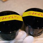 粟ぜんざい（こんな感じに梱包されてて）