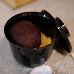 浅草梅園 - 蓋を開けるとこんな感じ・・・