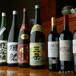 Maeda - 日本酒をはじめドリンク類も種類豊富に楽しめる