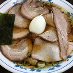 Murataya - 焼豚ワンタンメン大盛り 半熟煮玉子 