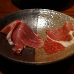 とっぴんぱらりのぷ - 14カ月熟成と26カ月熟成の生ハム