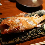 とっぴんぱらりのぷ - 気仙沼産の生キンキを塩焼きで