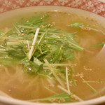 太鼓判亭 - 塩ラーメン半人前