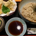 おぎ野 - 大海老天ざる大盛