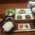 厨 盛田 - 吟醸酒粕漬魚焼き膳 1,944円