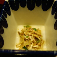 懐石 辻留 - 鶏ささみの胡麻和え
