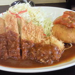 特選ロースとんかつ&海老クリームコロッケ