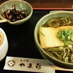Sobadokoro Yamaki - 110125滋賀　やま喜　かやくご飯定食850円