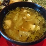 ぢま弁 - サバカレースープ