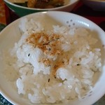 ぢま弁 - きなこのふりかけ飯