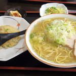 満洲味 - 2017年4月　塩ラーメン定食の大