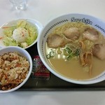 スガキヤ - 肉入ラーメン ポテトサラダセット