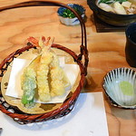 芦屋 いわい - 海老と野菜の天ぷら