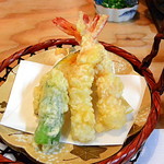 海老と野菜の天ぷら