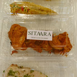 シターラ ティアラ - 私のお肉定番② 上から タンドリー海老、シシカバブー、テキンティッカ、ジンジャーチキン。