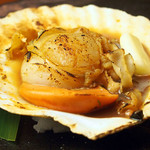 Grilled scallop shell