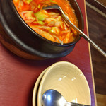 焼肉珍味亭 - 豆腐鍋