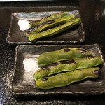 鮨でですけ - 旬の焼き空豆