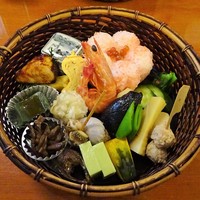 赤坂とゝや魚新 - ランチ：炭籠弁当