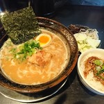 郷里 - 2017年3月　白とんミニ飯セット（ランチ限定）　870円