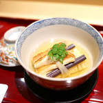 銀座 しのはら - 炊合　筍（九州）と穴子