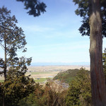 囲炉裏料理わ - この後登った安土城趾