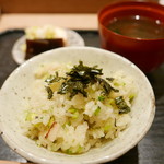 虎白 - 盛り付け