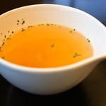 Sky Lounge 22 - 和牛ステーキランチ（スープ）