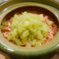 日本料理 太月 - 桜えびとふきの炊き込みご飯